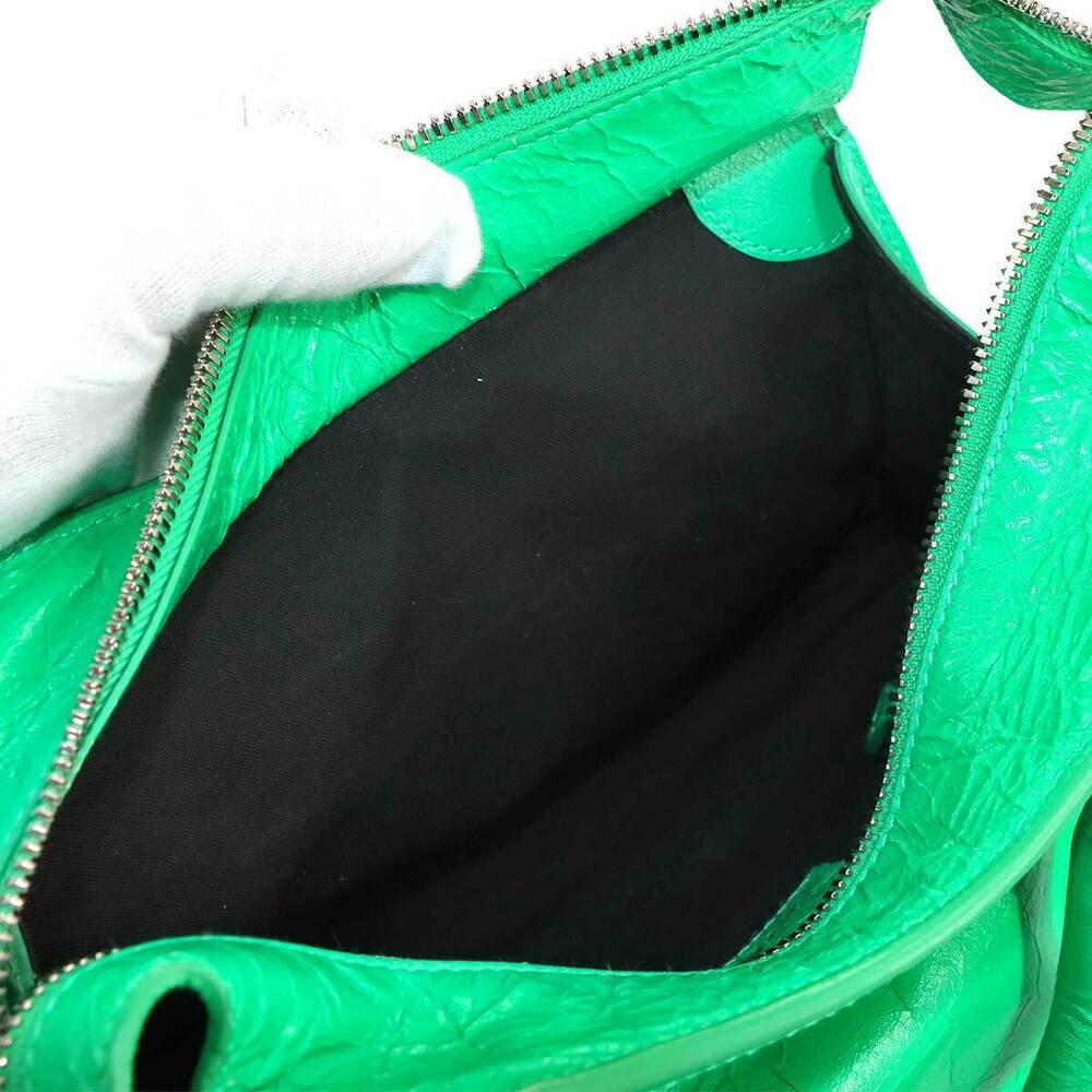 Balenciaga Neo Cagole XS Hand Shoulder Bag Leather Vivid Green - Picture 7 of 8